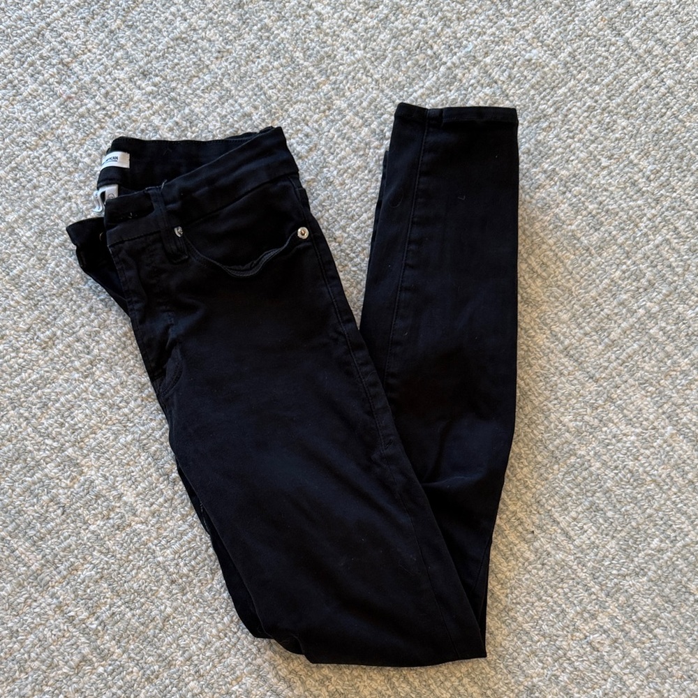Good American black skinny jean